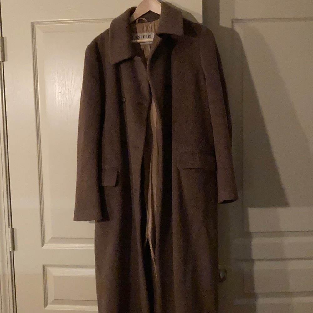 Vintage Wool and Mohair Top Coat